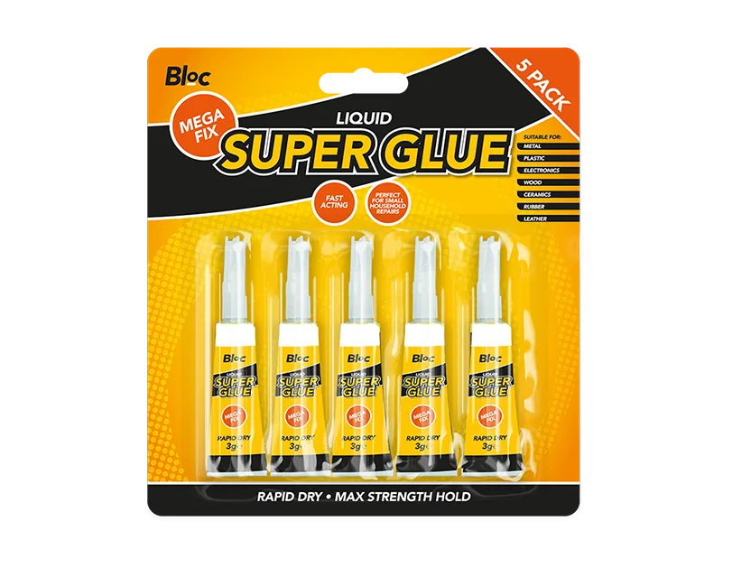 Super Glue 3g 5pack   (5056170351607)