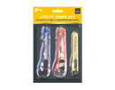 Utility Knife Set 3 pack   (5056170359511)