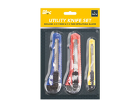 Utility Knife Set 3 pack   (5056170359511)