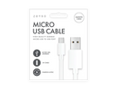 Micro to USB White Cable 1M   (5056170359627)