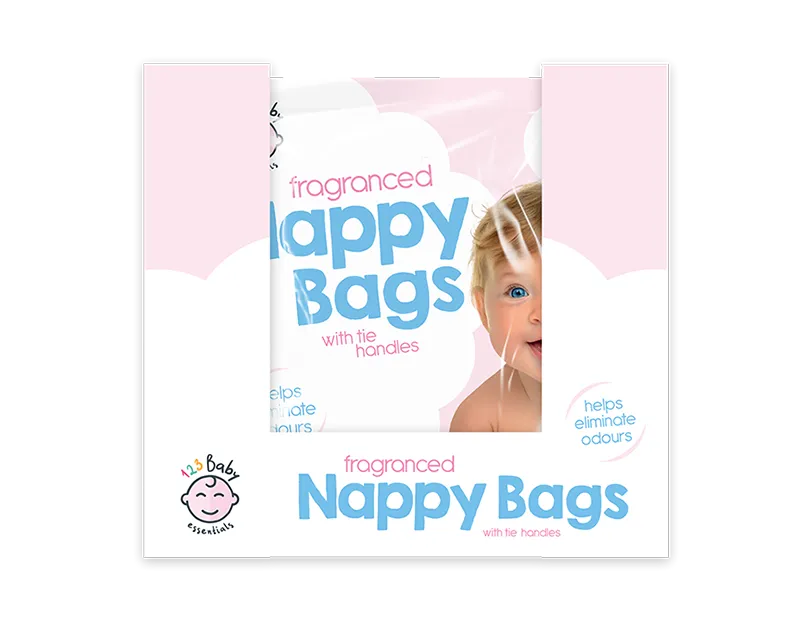Fragranced Nappy Bags 150pack   (5056170381147)