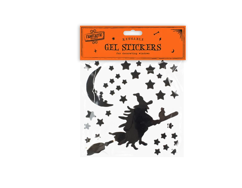 Assorted Halloween Gel Window Stickers   (5056170308939)