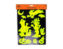 Glow In The Dark Halloween Window Stickers   (5056170309035)