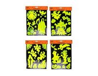 Glow In The Dark Halloween Window Stickers   (5056170309035)