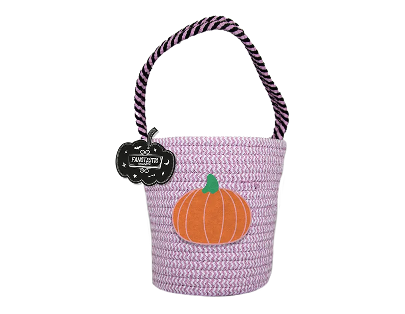 Halloween Character Woven Bucket Bag   (5063436120105)