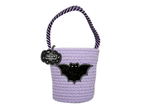 Halloween Character Woven Bucket Bag   (5063436120105)