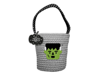 Halloween Character Woven Bucket Bag   (5063436120105)