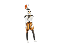 Hanging Clown Skeleton 40cm   (5063436120334)