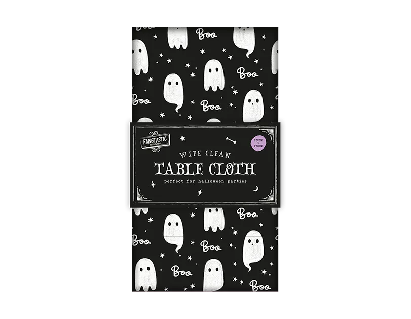 Halloween Wipe Clean Tablecloth 132x178cm - Kids    (5063436120785)
