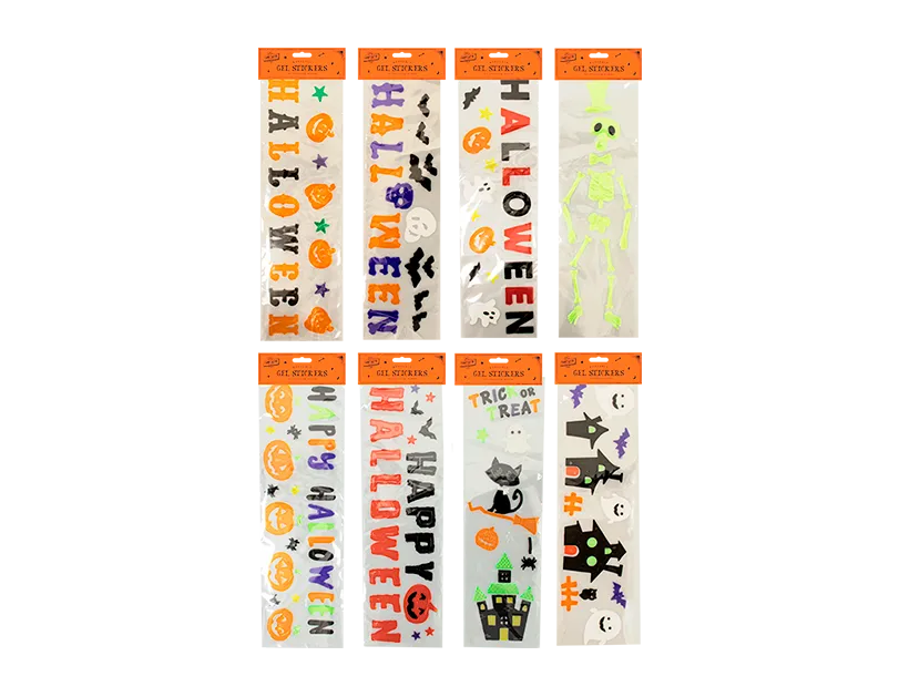Halloween Gel Stickers   (5063435121943)