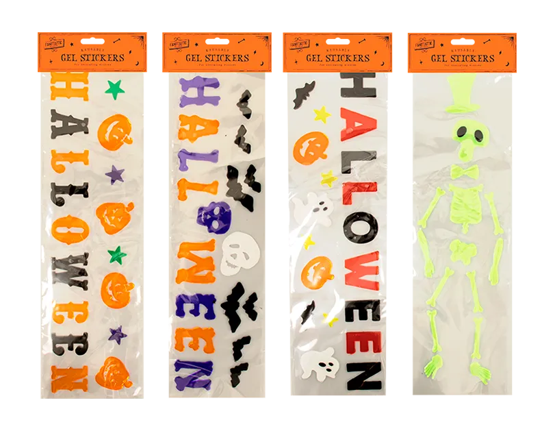 Halloween Gel Stickers   (5063435121943)
