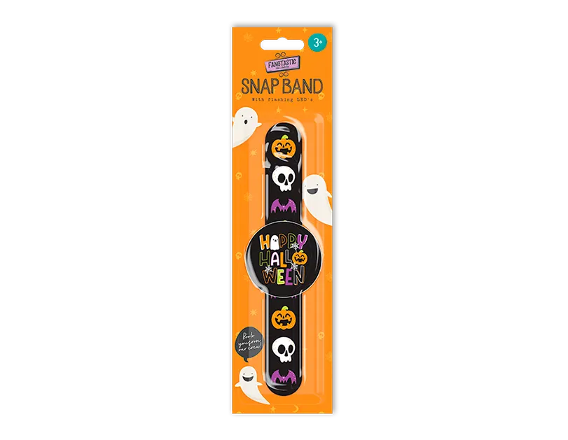 Halloween Flashing LED Snap Band    (5056170336826)