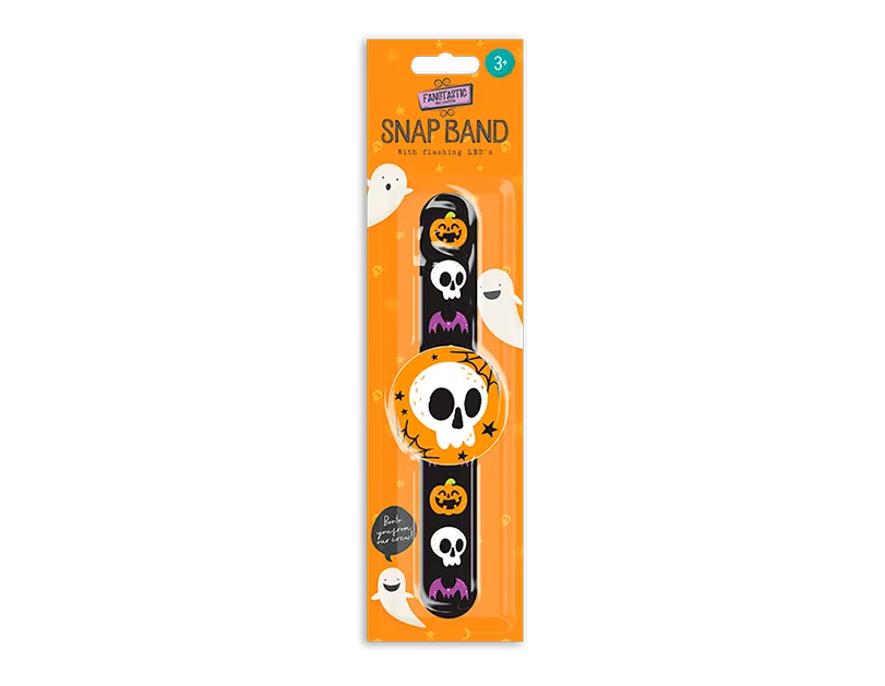 Halloween Flashing LED Snap Band    (5056170336826)