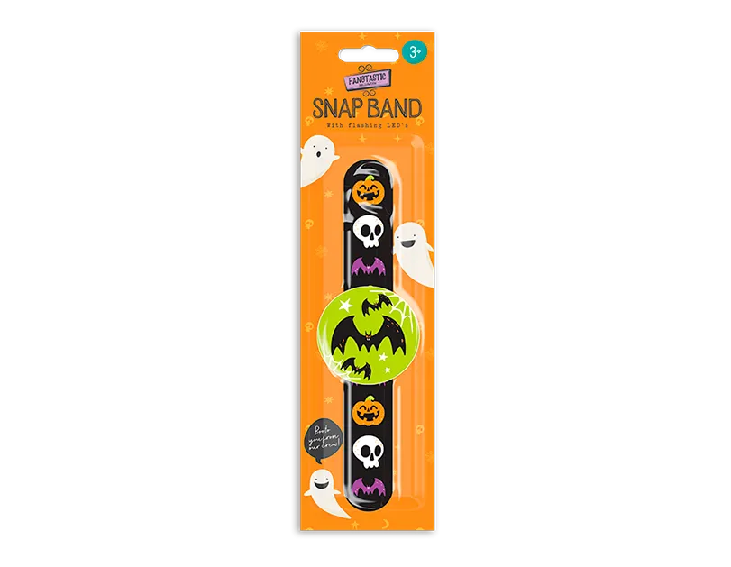 Halloween Flashing LED Snap Band    (5056170336826)
