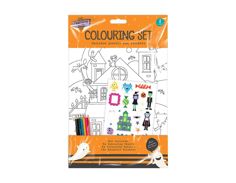 Halloween Colouring Set   (5056170353953)