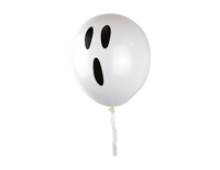 12" Ghost Streamer Balloons 10 pack   (5056170354219)