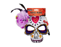 Printed Sugar Skull Mask   (5056283855146)