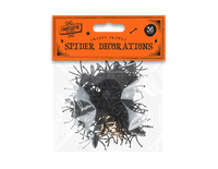 Halloween Glitter Spiders - 36 Pack   (5056170355230)