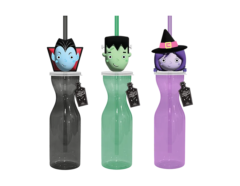 Halloween Character Drinking Bottle 500ml CDU    (5056283868597)