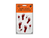 Halloween Footprint Floor Stickers - 8 Pack   (5056170368735)