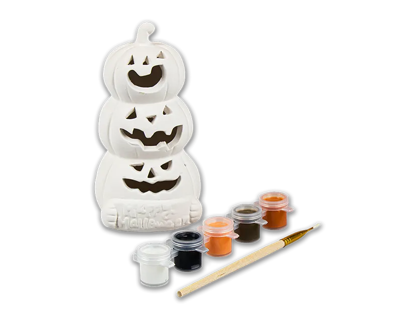 Halloween Paint Your Own Pumpkin Decoration - 9 Pieces (5056283868986)