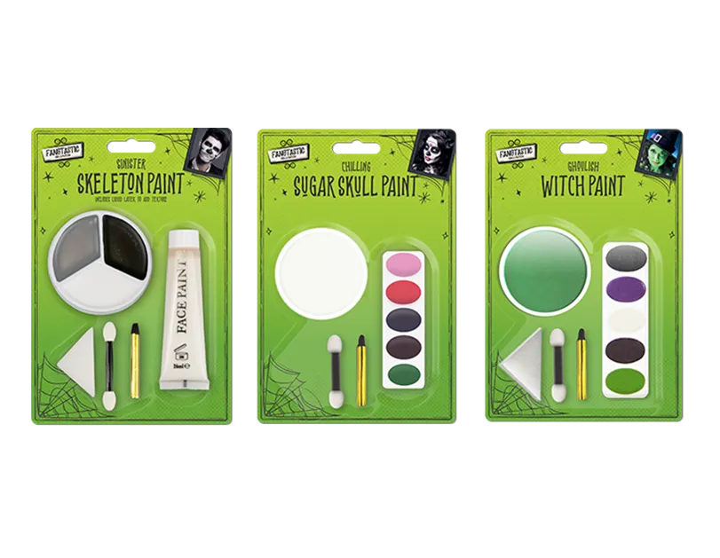 Halloween Characters Make Up Kit  - Skeleton (5056170370066)