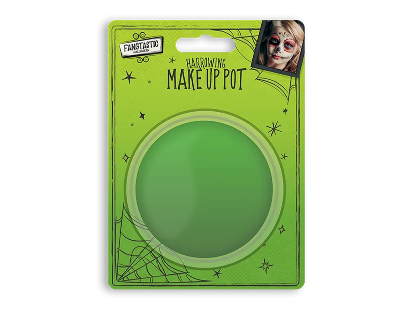 Halloween Face Paint Pot 16g - Green  (5056170382687)