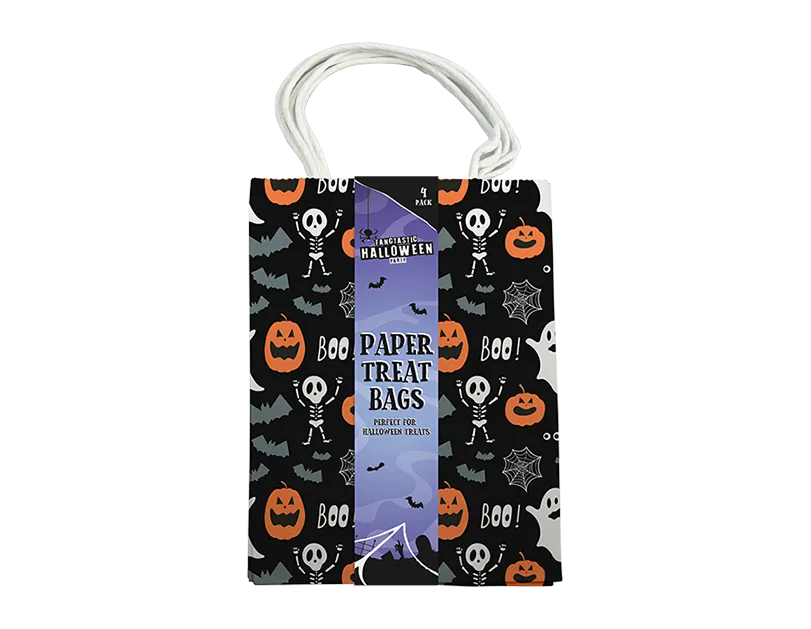 Halloween Paper Treat Bags 8 pack    (5056283882845)