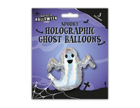 Spooky Holographic Balloons 3pk   (5056283882913)