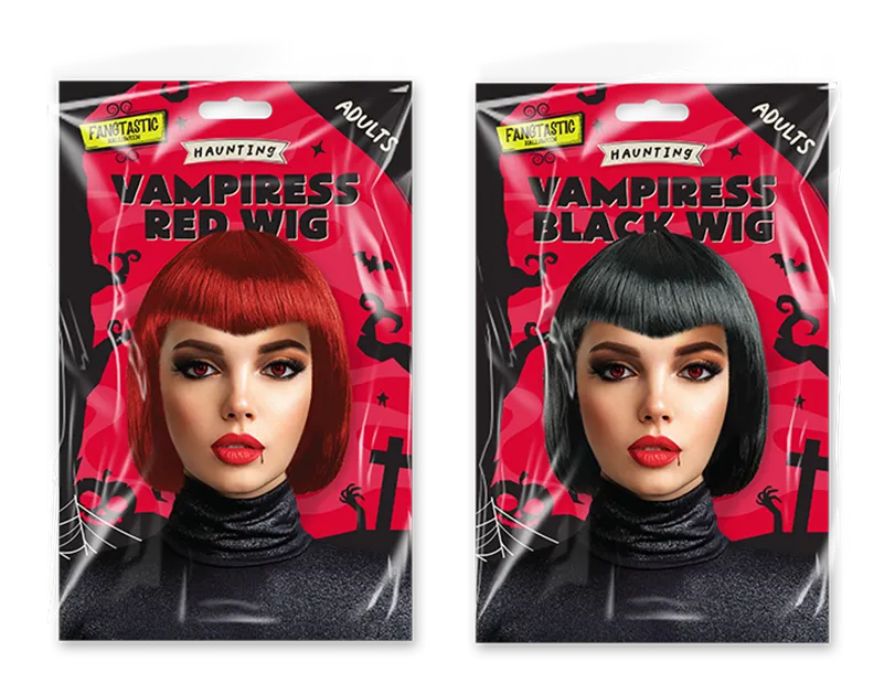 Halloween Vampiress Wig (5056283883095)