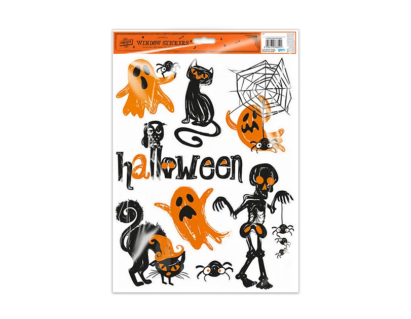 Halloween Spooky Window Stickers   (5056170383592)
