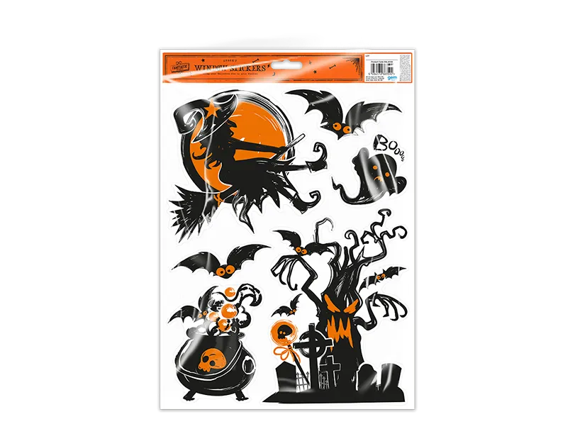 Halloween Spooky Window Stickers   (5056170383592)