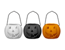 Halloween Pumpkin Tealight Holder with Handle 10cm    (5056283854941)