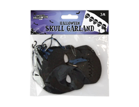 Halloween Skull Garland 3m   (5056170354271)