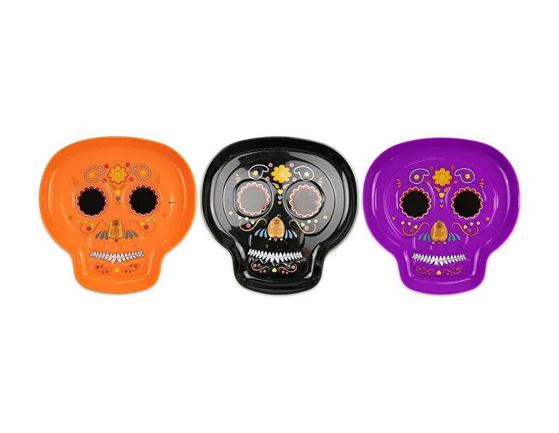 Halloween Sugar Skull Tray   (5056170338165)