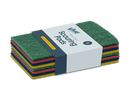Heavy Duty Coloured Scouring Pads - 8 Pack   (5056170353557)