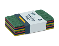 Heavy Duty Coloured Scouring Pads - 8 Pack   (5056170353557)