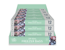 Slide Zip Freezer Bags 12 pack CDU   (5063435114358)
