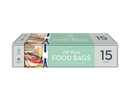 Slide Zip Food Bags 15 pack CDU   (5063435114372)
