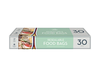 Resealable Food Bags 30 pack CDU   (5063435114389)