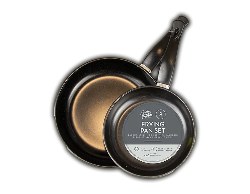 non-stick Frying Pan Set 2 pack 20cm & 25cm   (5056283869778)