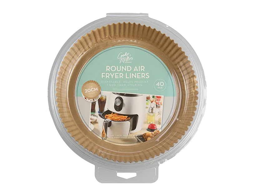 Air Fryer Liner Round Dia.20cm 40 pack   (5056170377577)