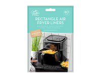 Air Fryer Sheets Rectangle 14 x 20.5cm 80 pack   (5056170377621)