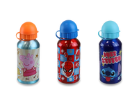 LICENSED ALUMINUM BOTTLE 400ML ASSORTED  (0000000269025)