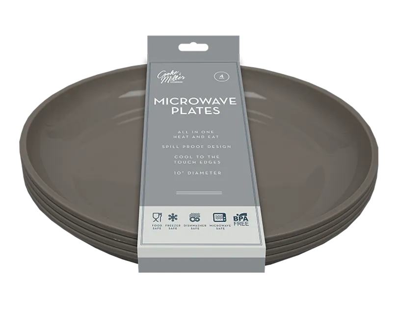 Microwave Plates 4 pack  (5056283889691)