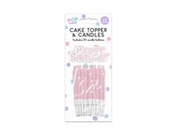 Pastel Cake Topper & Candles   (5063435114167)
