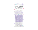 Pastel Cake Topper & Candles   (5063435114167)