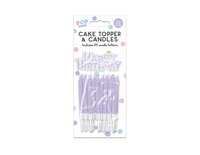 Pastel Cake Topper & Candles   (5063435114167)
