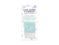 Pastel Cake Topper & Candles   (5063435114167)
