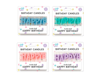 Pastel Happy Birthday Candles   (5063435114242)